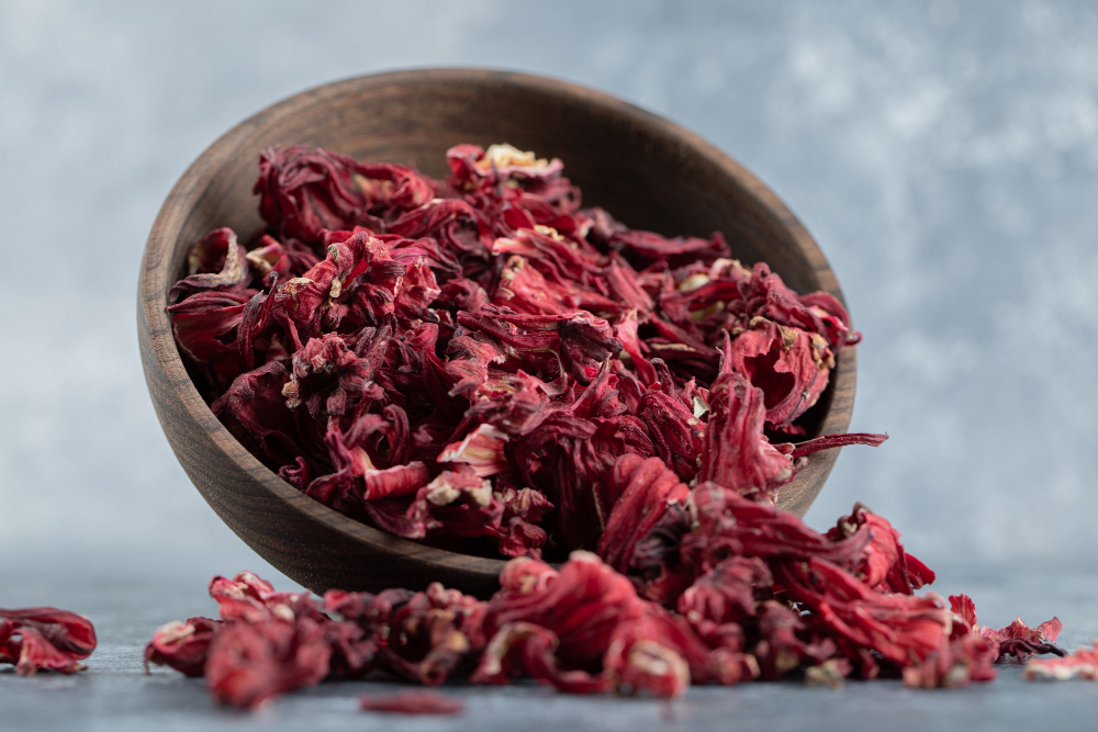 Dry Hibiscus flowers 